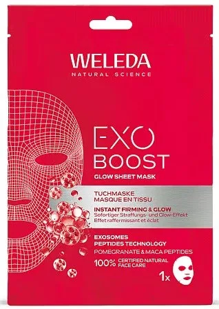 Weleda Exo Boost Glow Sheet Mask Pomegranate 20 ml