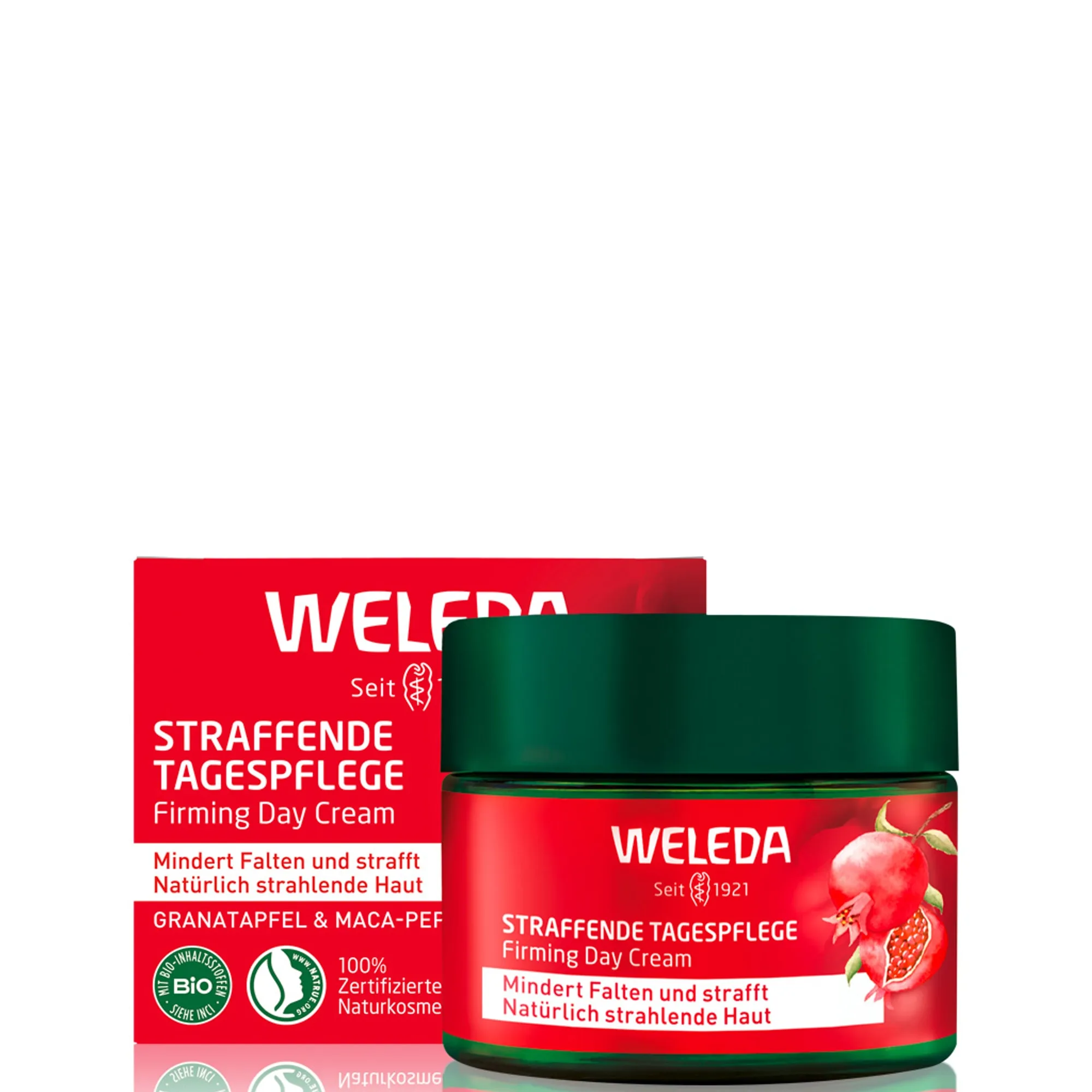 Weleda Granaattiomena ja Maca-Peptide kiinteyttävä päivävoide Päivävoide