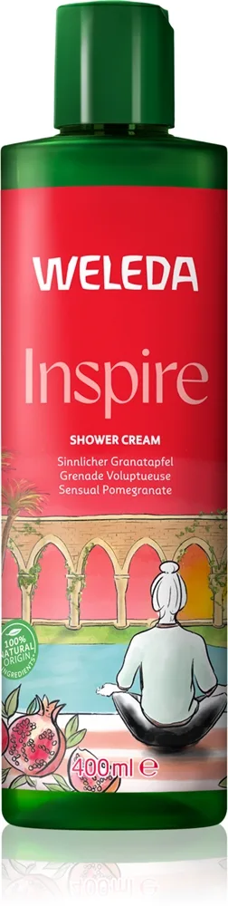 Weleda Inspire Regenererande duschkräm Pomegranate, Orange and Vanilla 400 ml
