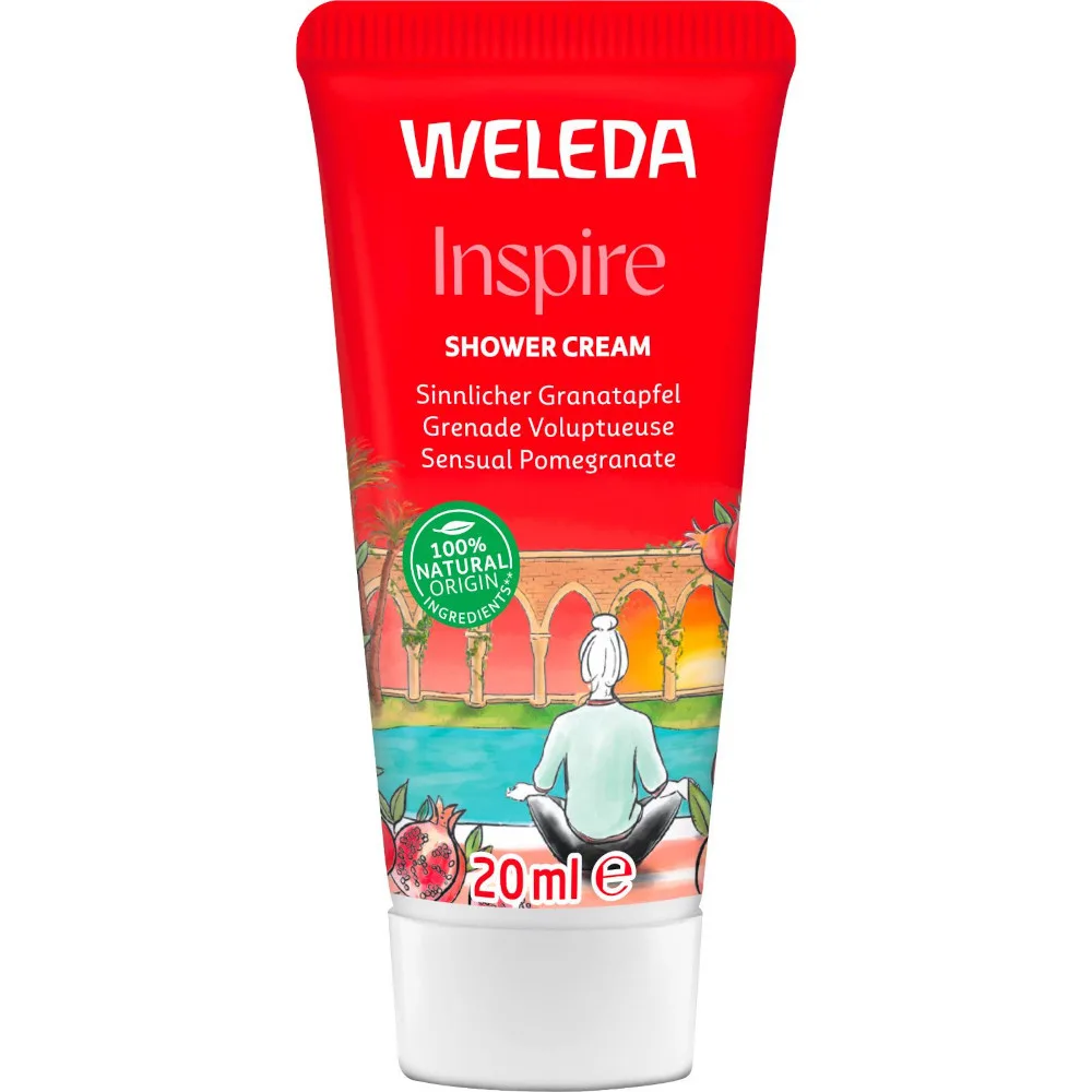 Weleda Inspire Shower Cream Granatapfel 20 ml Duschgel