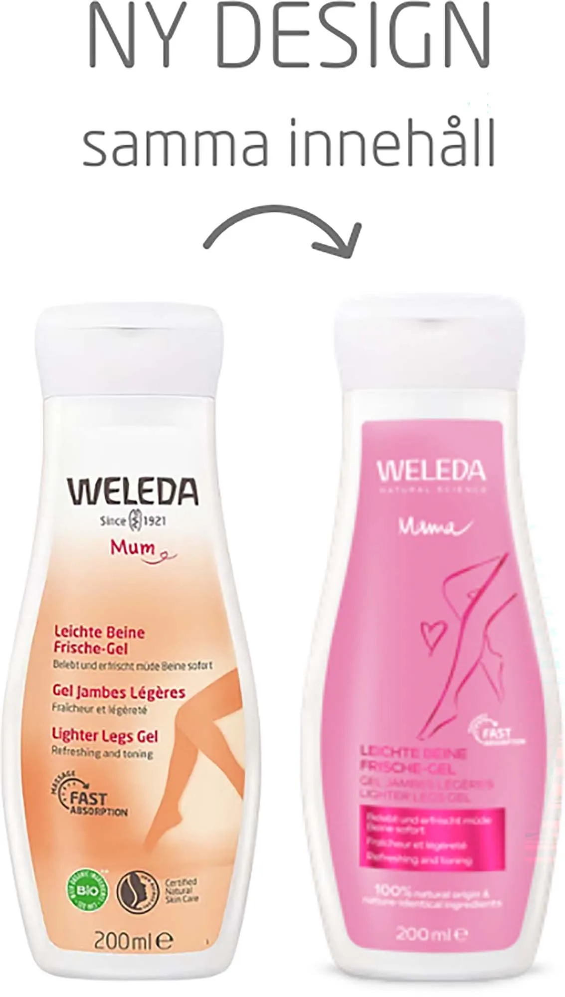 Weleda Mum Lighter Legs Gel 200 ml