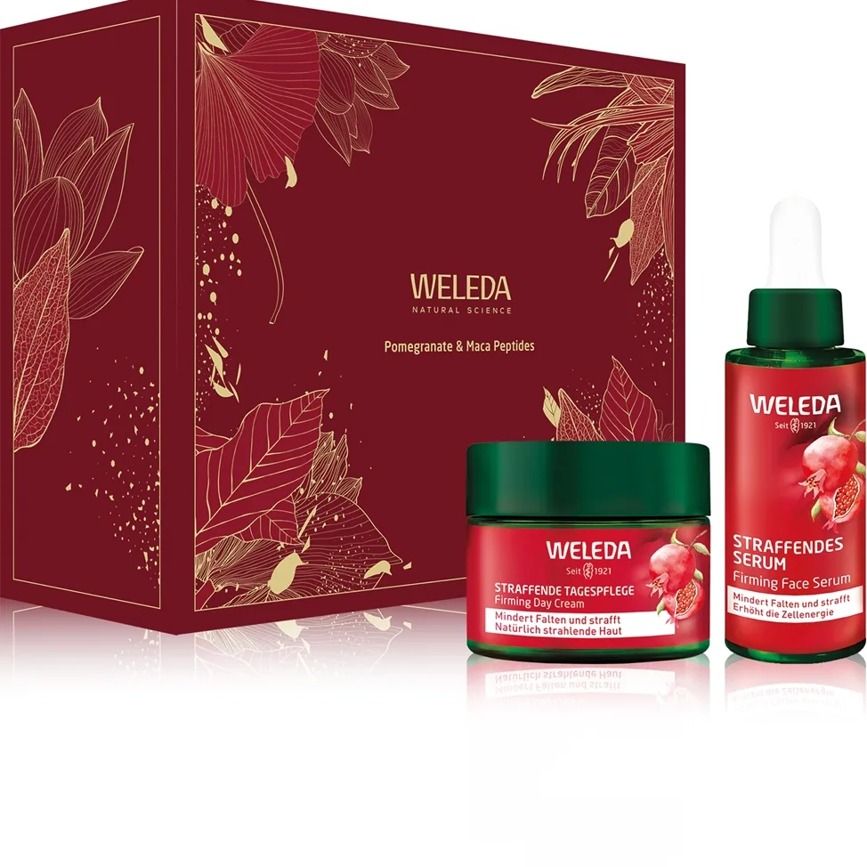 Weleda Pomegranate and Maca peptides Presentförpackning För återhämtning av hudens fasthet