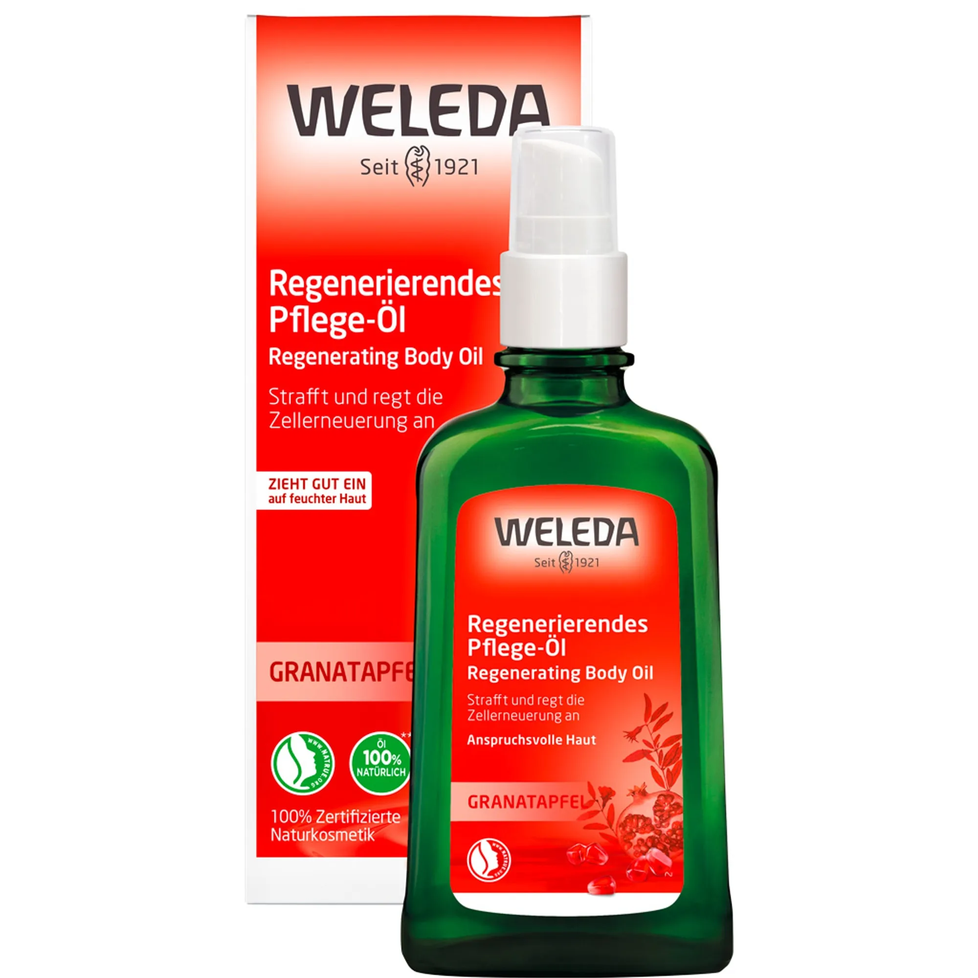 Weleda Pomegranate Regenererande olja med antioxidativa egenskaper 100 ml