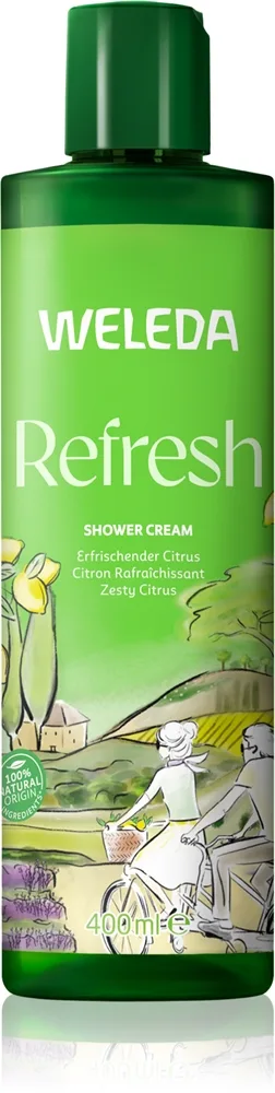 Weleda Refresh Duschkräm med en uppfriskande effekt Citrus 400 ml