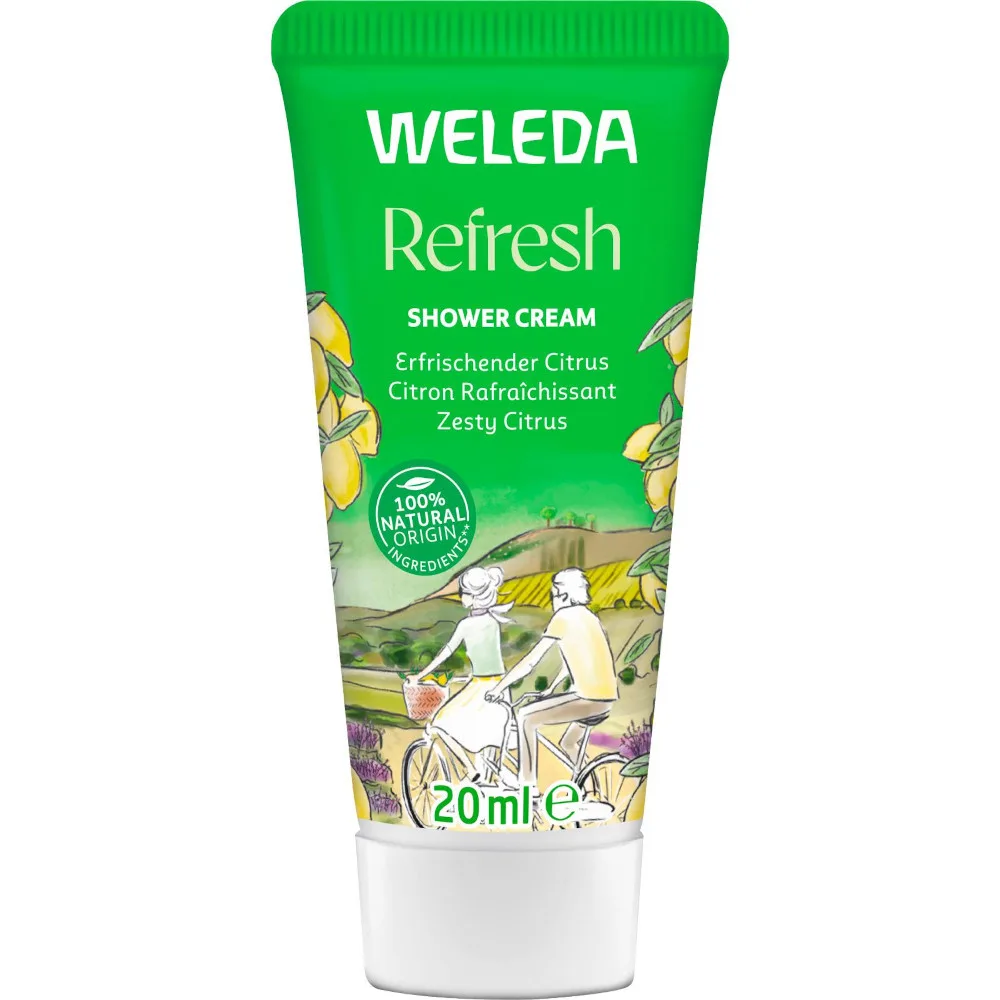 WELEDA Refresh Shower Cream Citrus 20 ml Duschgel