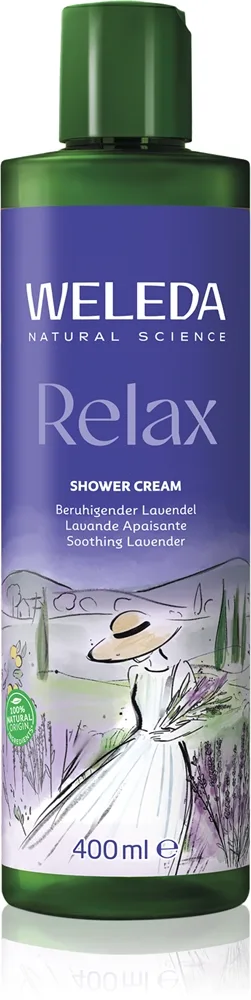 Weleda Relax Avkopplande duschkräm Levander 400 ml