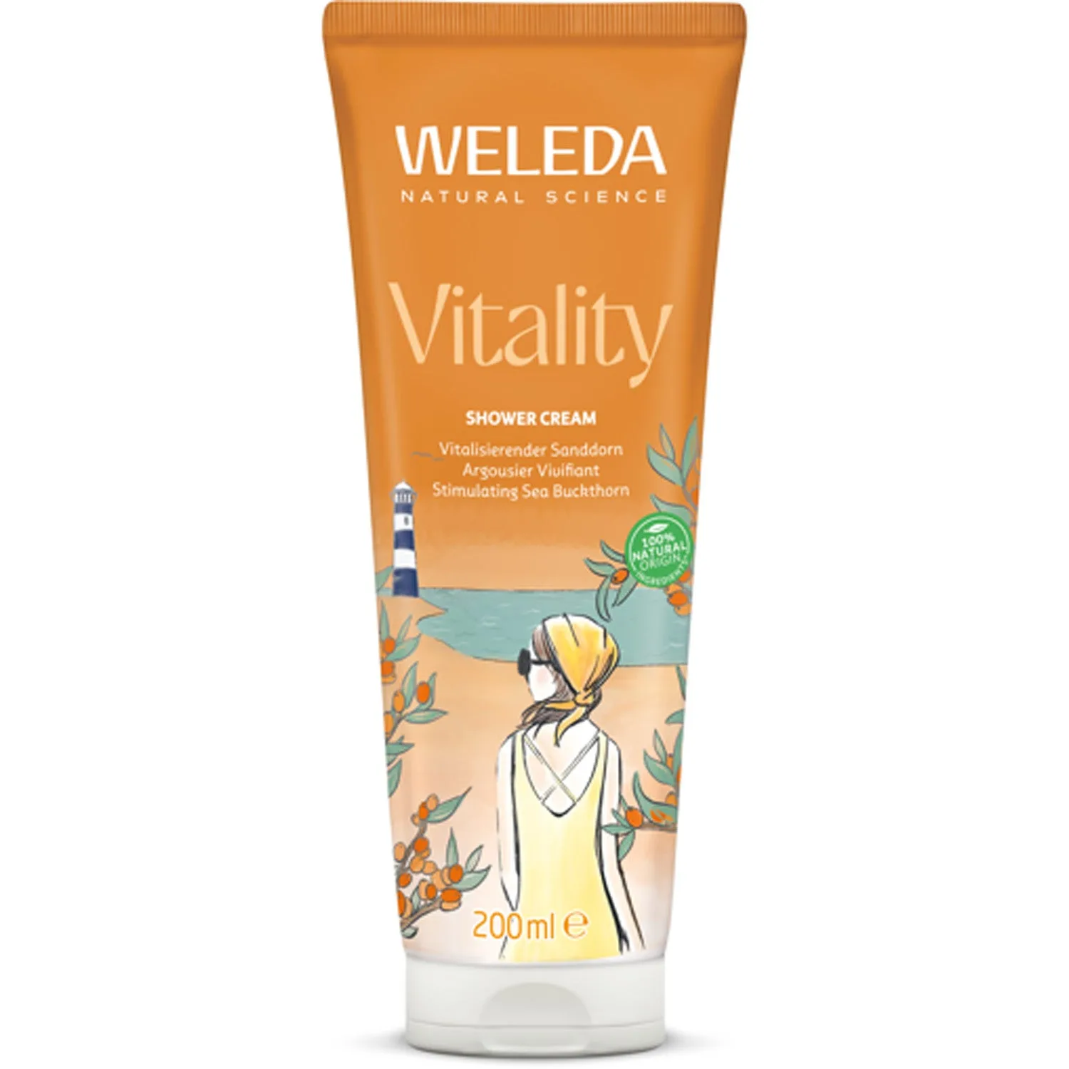 Weleda Sea Buckthorn Creamy Body Wash - 200 ml