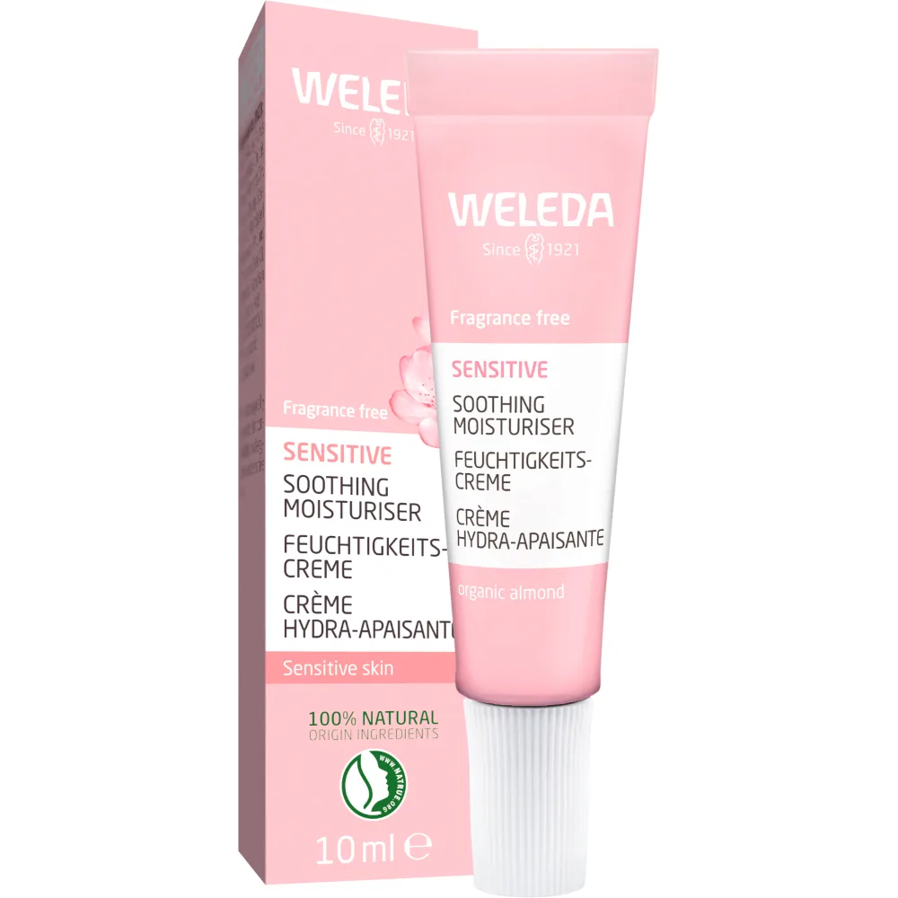 WELEDA SENSITIVE FEUCHTIGKEITSCREME 10 ml Creme