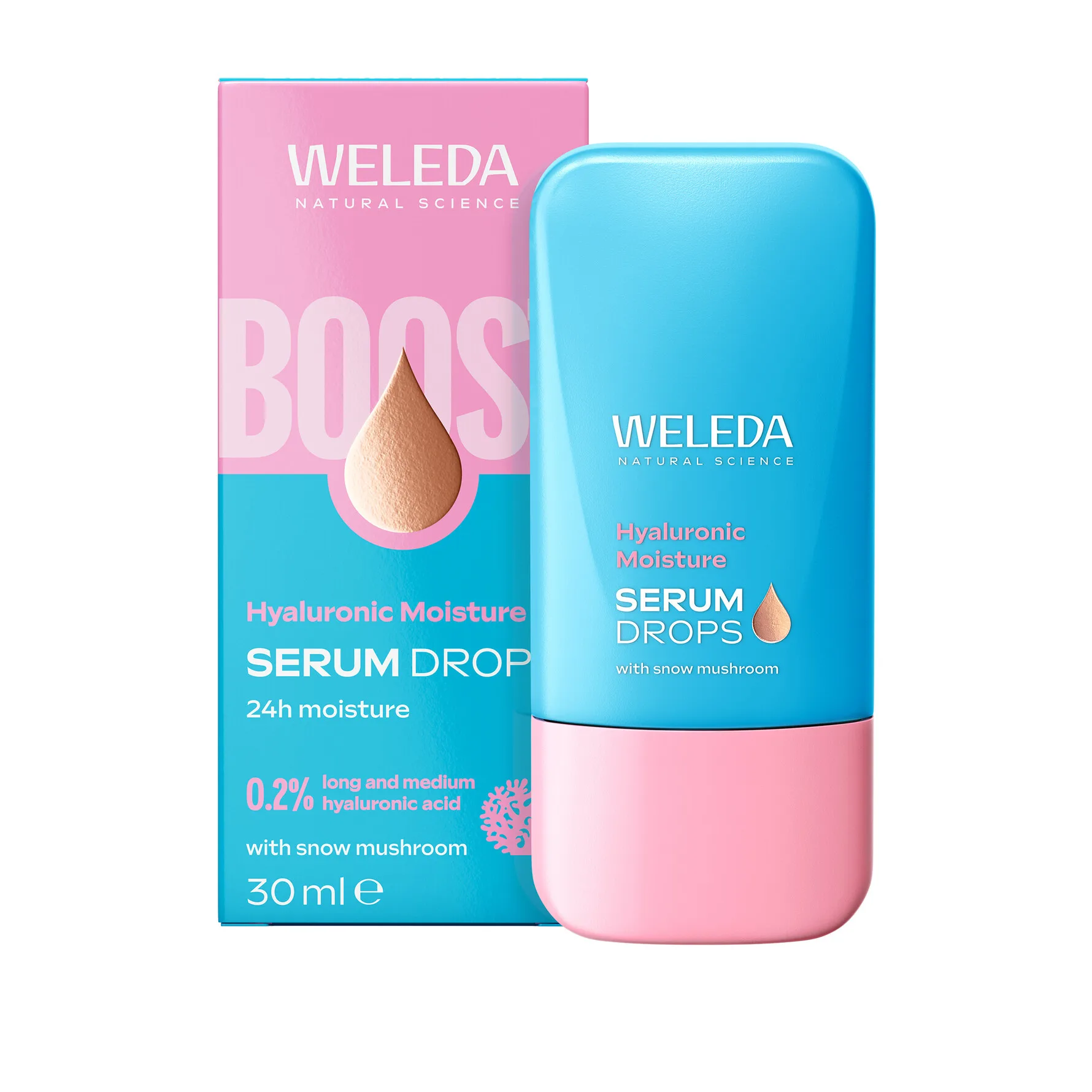 Weleda Serum Drops Hyaluronic Moisture kirkastava ja kosteuttava seerumi 30 ml