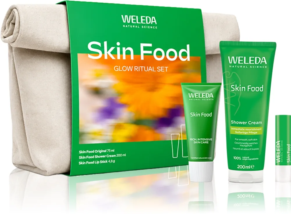 Weleda Skin Food Glow Ritual Presentförpackning för lyster och återfuktning