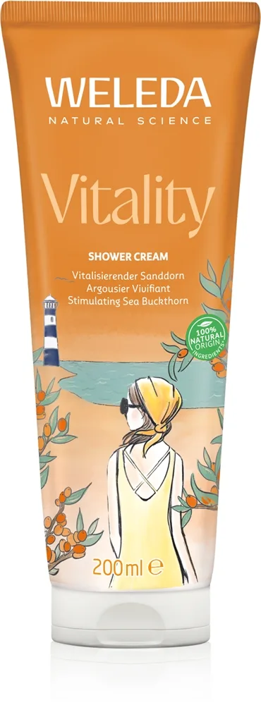 Weleda Vitality Vitalisierungsdusche Sanddorn Showergel