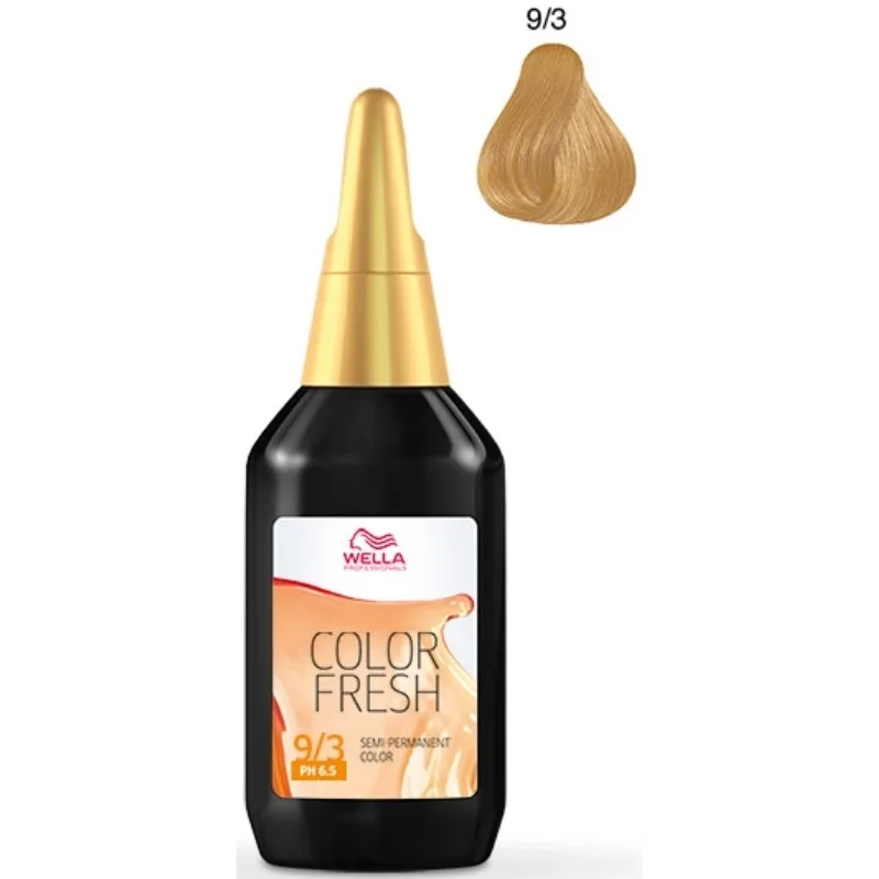 Wella Professionals Color Fresh - 9/3 Very Light Gold Blonde 75 ml