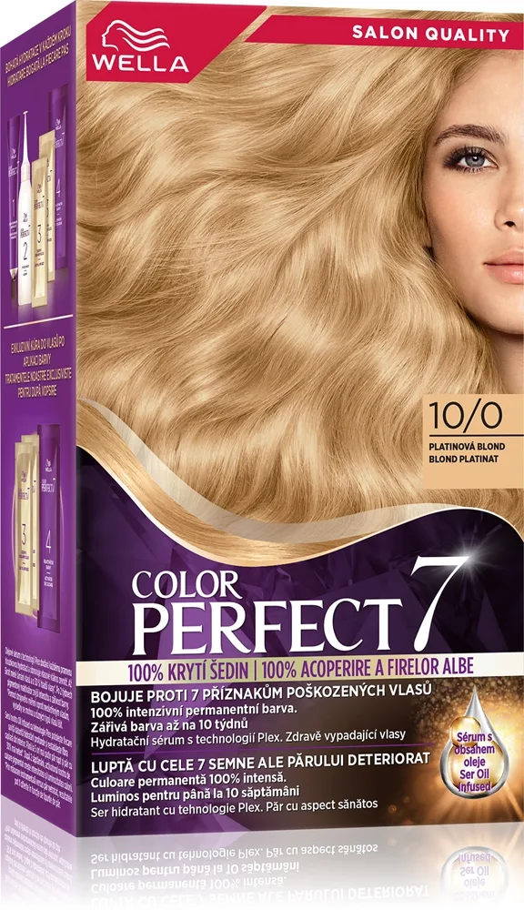 Wella Color Perfect Hårfärg Skugga 10/0 Platinium Blonde 1 st.