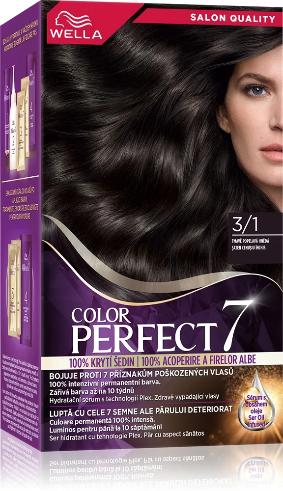 Wella Color Perfect hiusväri sävy 3/1 Dark Ash Brown 1 kpl