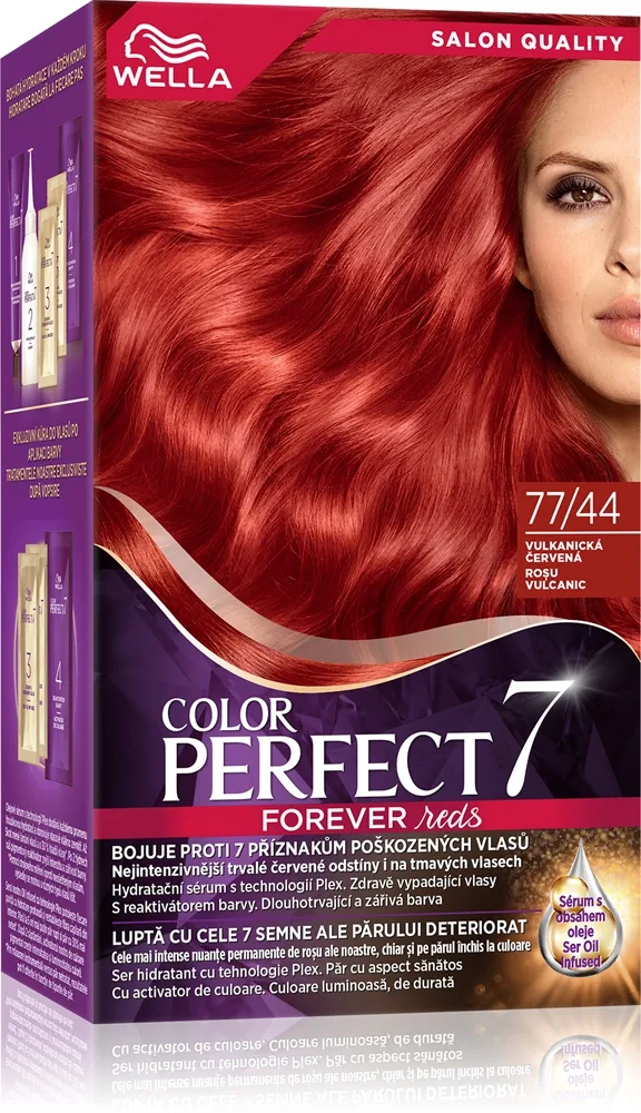 Wella Color Perfect Hårfärg Skugga 77/44 Volcano Red 1 st.