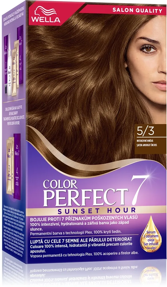 Wella Color Perfect Sunset Hour Hårfärg 5/3 Intense Brown 1 st.