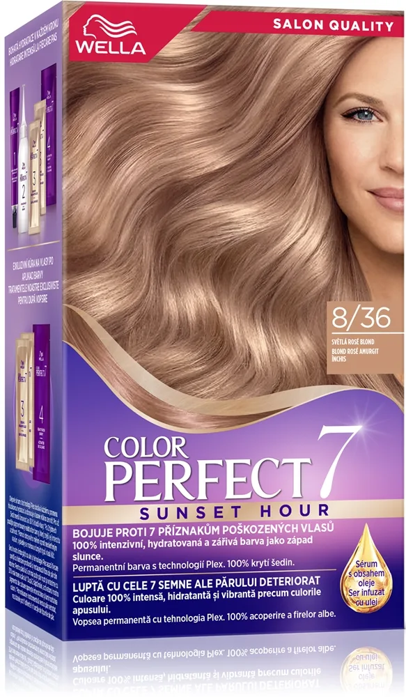 Wella Color Perfect Sunset Hour Hårfärg 8/36 Blond Rosé 1 st.