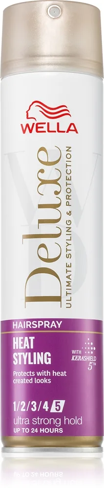 Wella Deluxe Heat Styling Hårspray För hårstyling med värme 250 ml