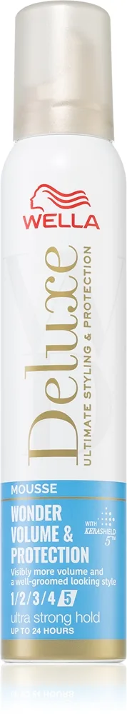 Wella Deluxe Wonder Volume & Protection Mousse för hårvolym 200 ml