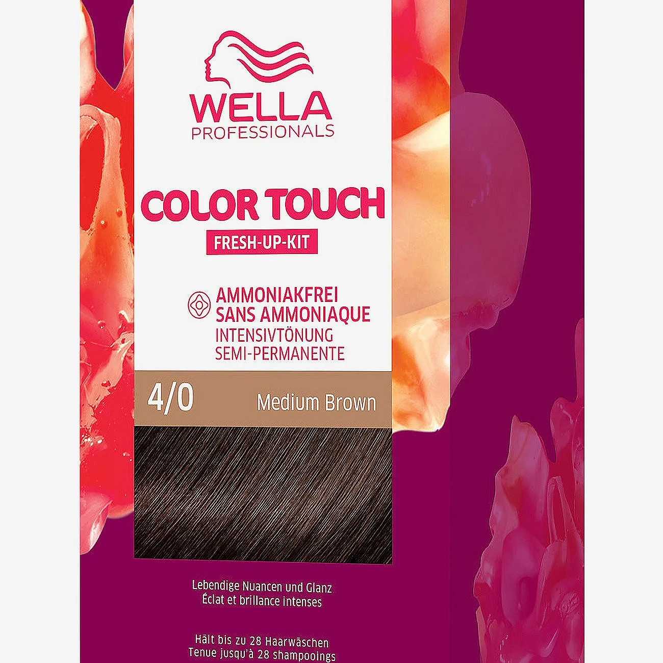 Wella Professionals Color Touch Pure Naturals 4/0 Medium Brown 130ml