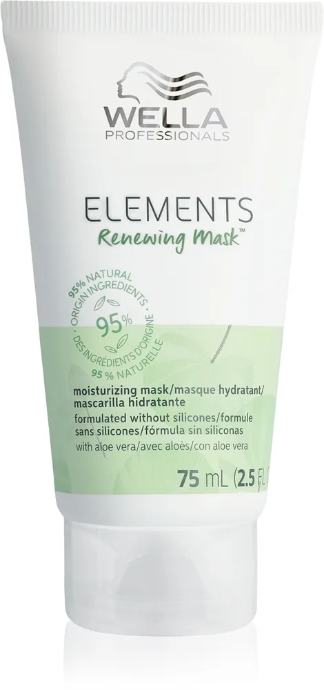 Wella Professionals Elements Renewing uudistava naamio hiusten kiiltoa ja pehmeyttä lisäävä 75 ml
