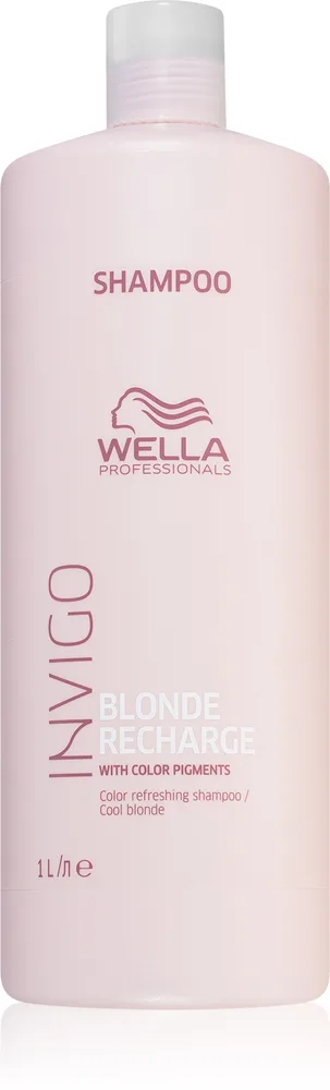 Wella Professionals Invigo Blonde Recharge Färgskyddande schampo för blont hår Cool Blond 250 ml