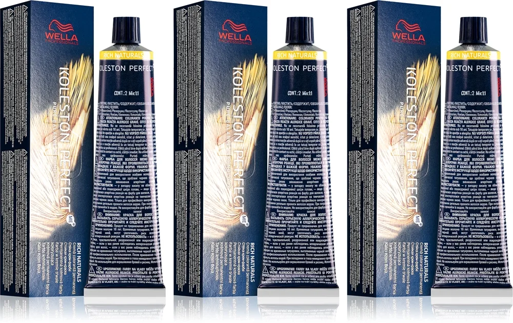 Wella Professionals Koleston Perfect ME+ Rich Naturals Hårfärg Ekonomiförpackning Skugga 6/3