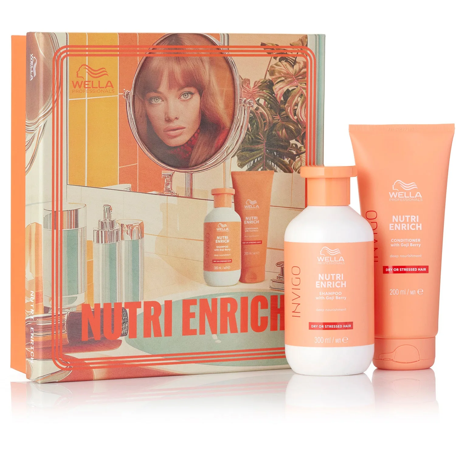 Wella Professionals Nutri Enrich Gift Set Schampoo 250 ml & Conditioner 200 ml - 1 pcs