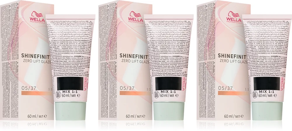 Wella Professionals Shinefinity Zero Lift Glaze demi-permanent hårfärg Ekonomiförpackning Skugga 05/37