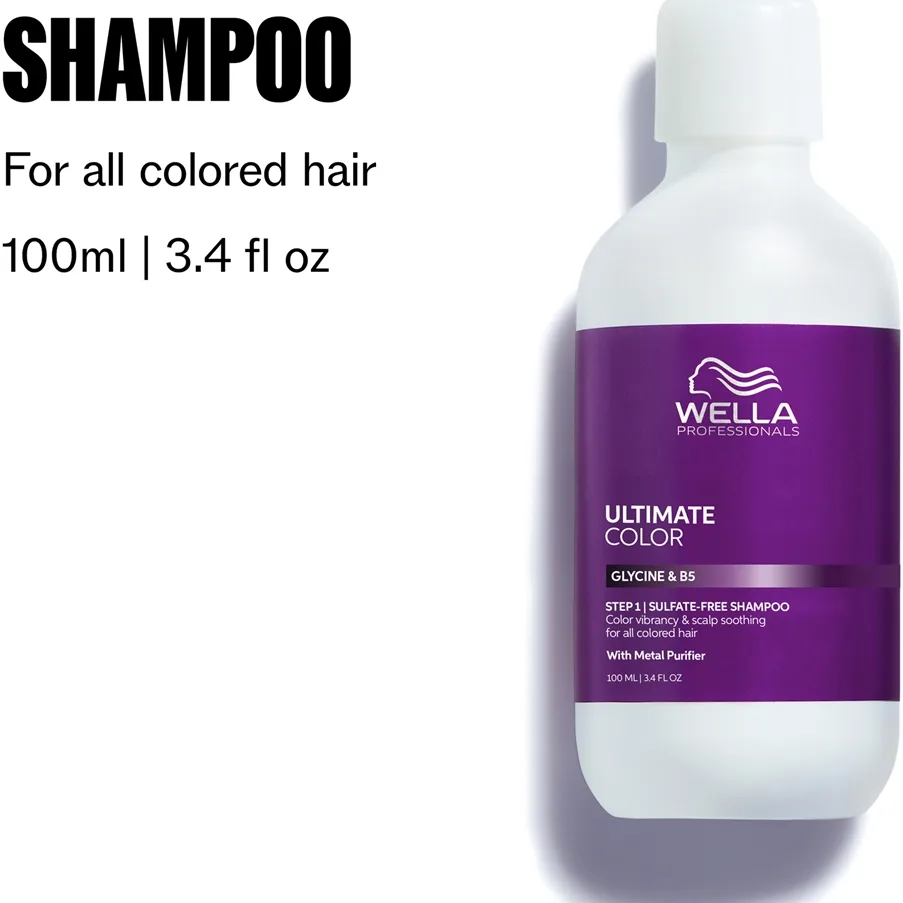 Wella Professionals Ultimate Color Shampoo Schampo För glänsande hårfärg 100 ml