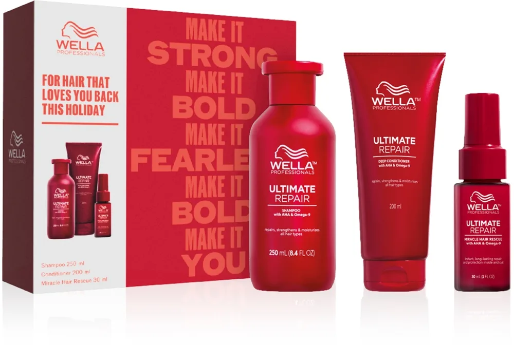 Wella Professionals Ultimate Repair Set Presentförpackning För skadat och färgat hår