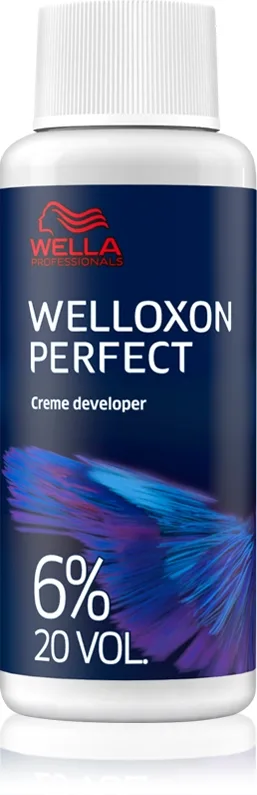 Wella Professionals Welloxon Perfect kehite-emulsio 6 % 20 vol. kaikille hiustyypeille 6 % 20 vol. 60 ml
