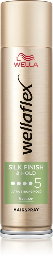 Wella Wellaflex Silk Finish & Hold Extra Strong Fixating Hairspray 250 ml
