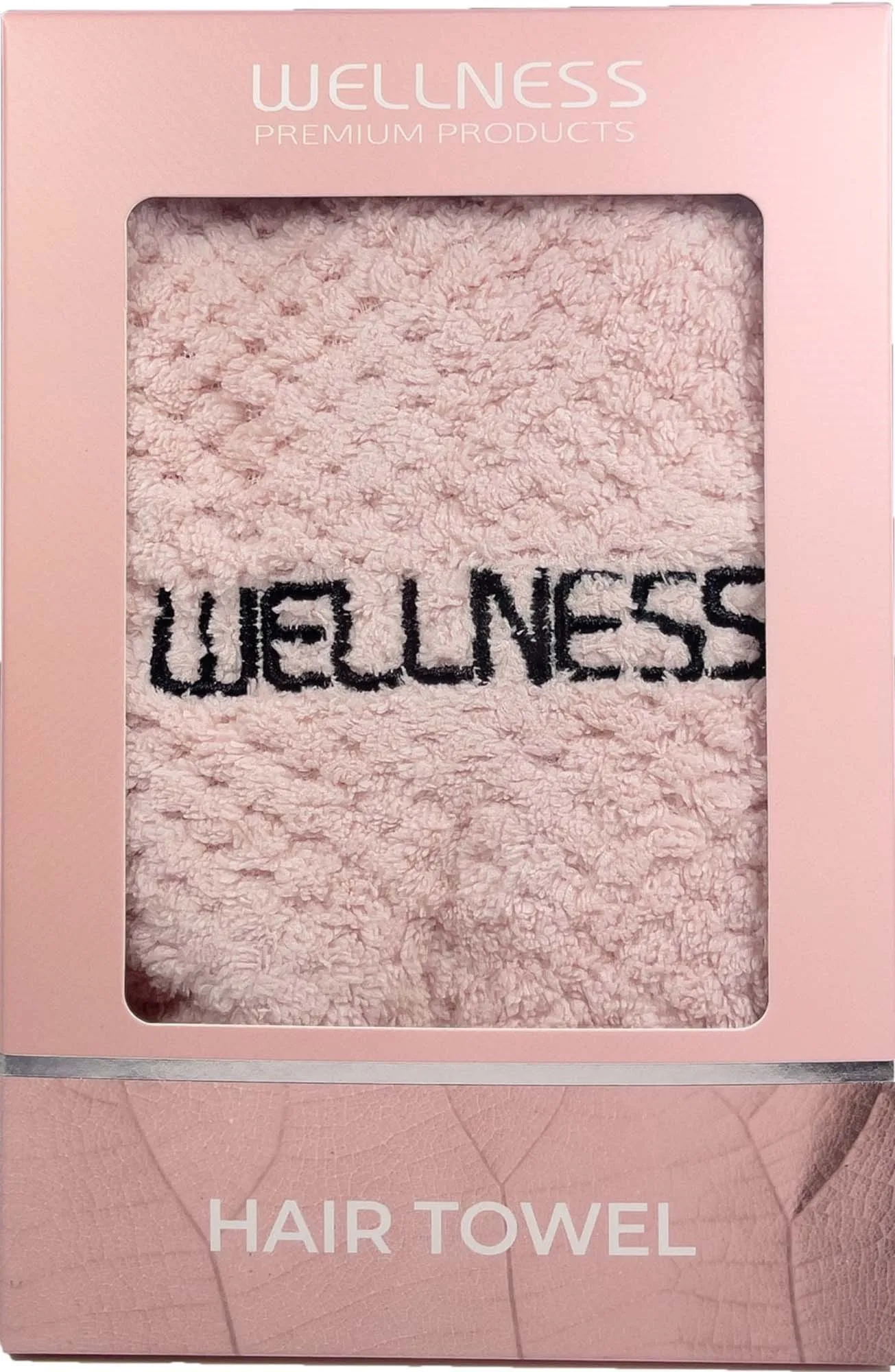 Wellness Premium Products Hair Towel Pink