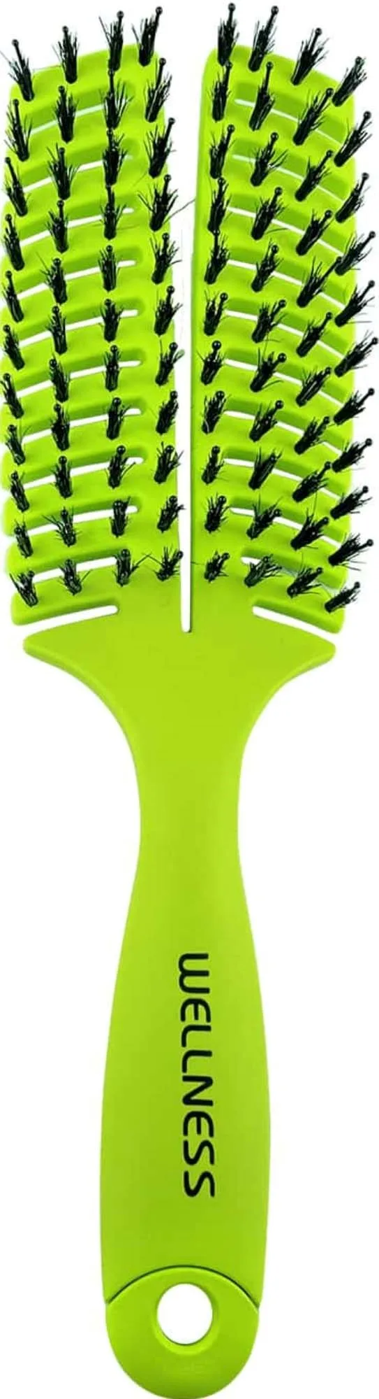 Wellness Premium Products Medium Hair Brush Green