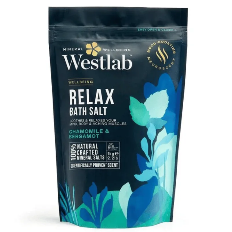 Westlab Relax Magnesium Badesalt - 1 kg.