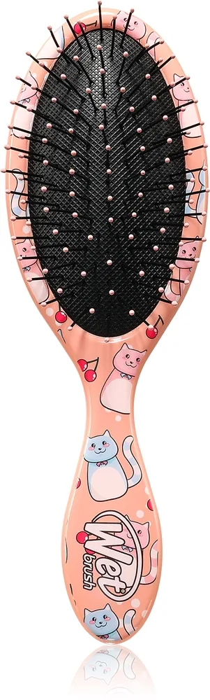 Wet Brush Kids detangler hiusharja lapsille Kitty 1 kpl