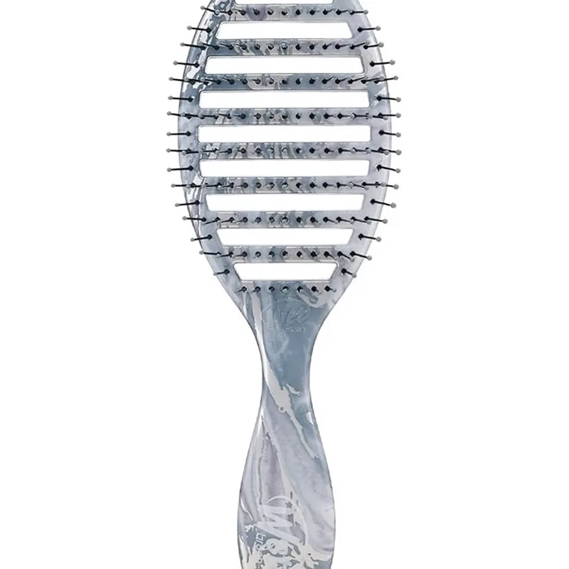 Wet Brush Speed Dry Metallic Marble Silver