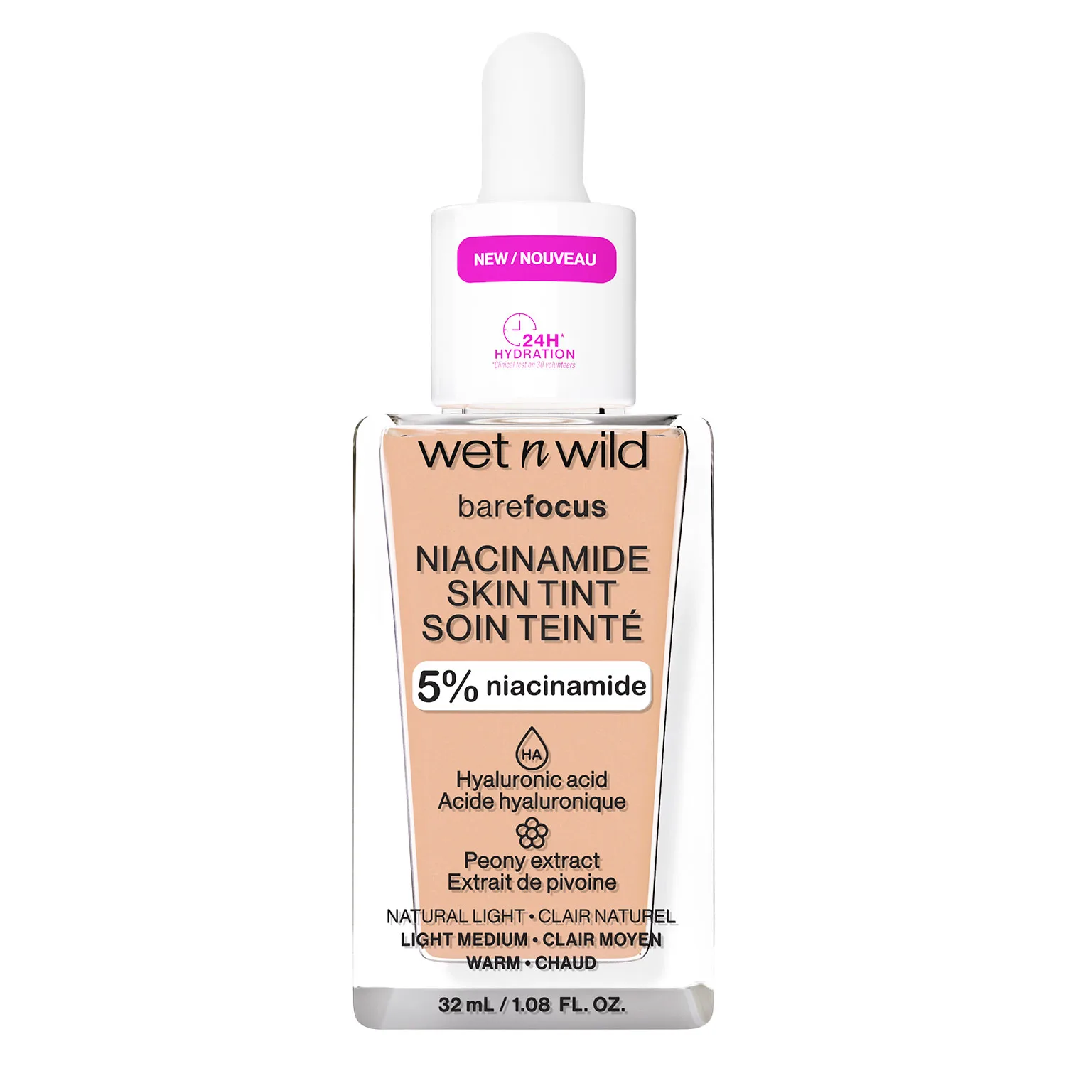 wet n wild Bare Focus Niacinamide Skin Tint Flytande foundation