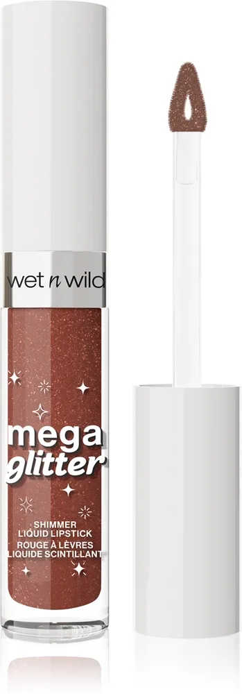 Wet n Wild Mega Glitter Flydende mat læbestift med glitter Skygge Hear Me Out 2.8 ml