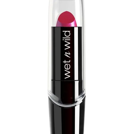 Wet n Wild Silk Finish Lipstick Fuchsia With Blue Pearl