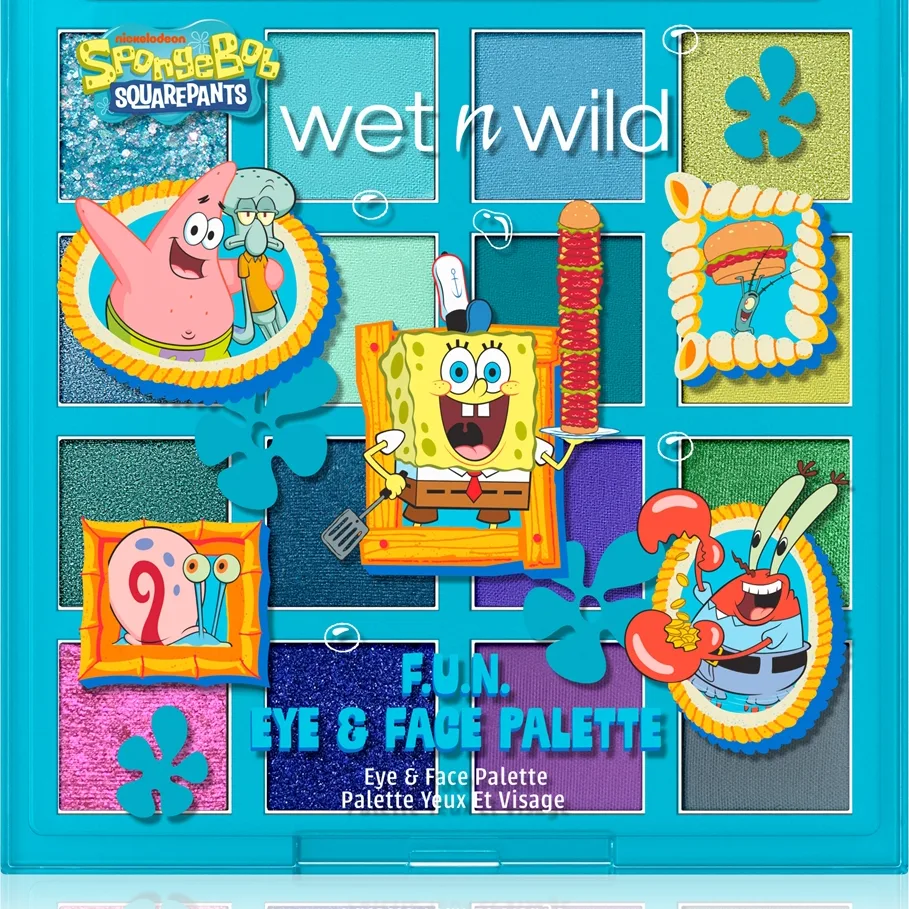 Wet n Wild SpongeBob SquarePants F.U.N. Eye & Face Palette luomiväripaletti 15 g