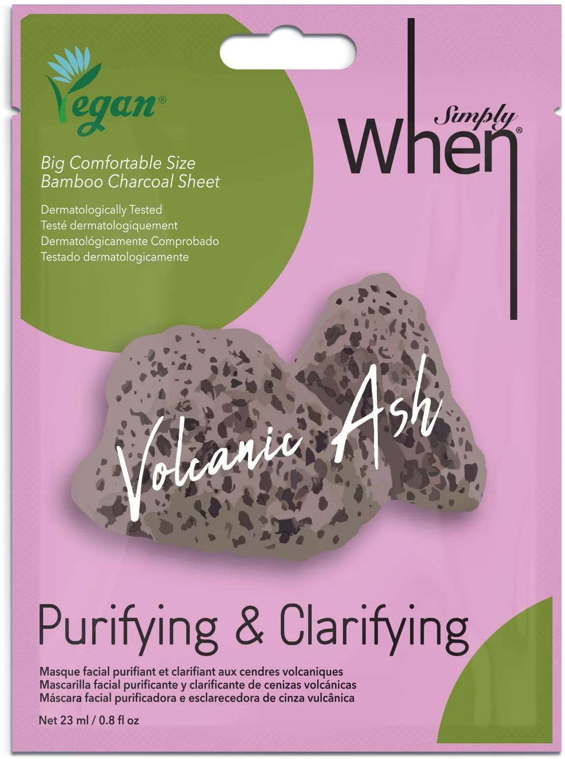 When Vegan Volcanic Ash Purifying & Clarifying Mask