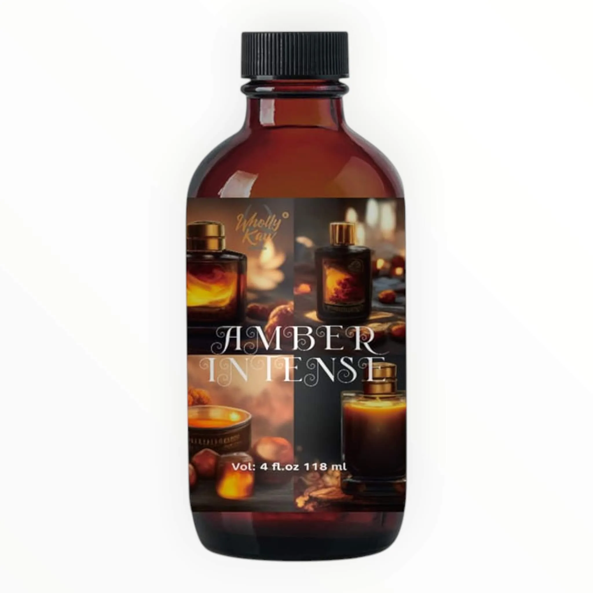 Wholly Kaw Aftershave, Amber Intense, 118 ml.