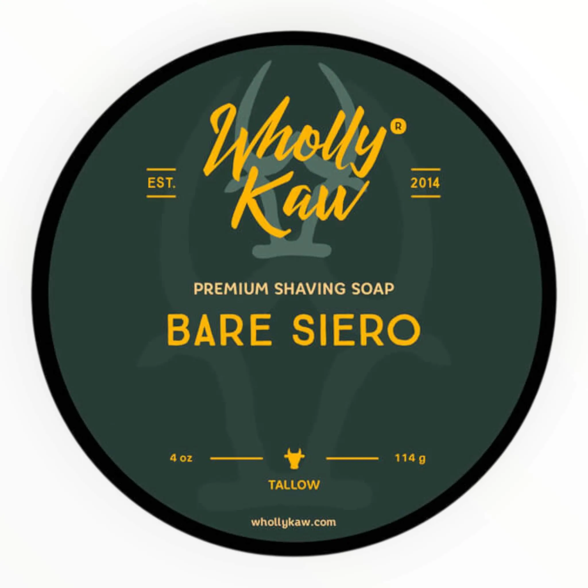 Wholly Kaw Barbersæbe, Bare Siero, 114 g.