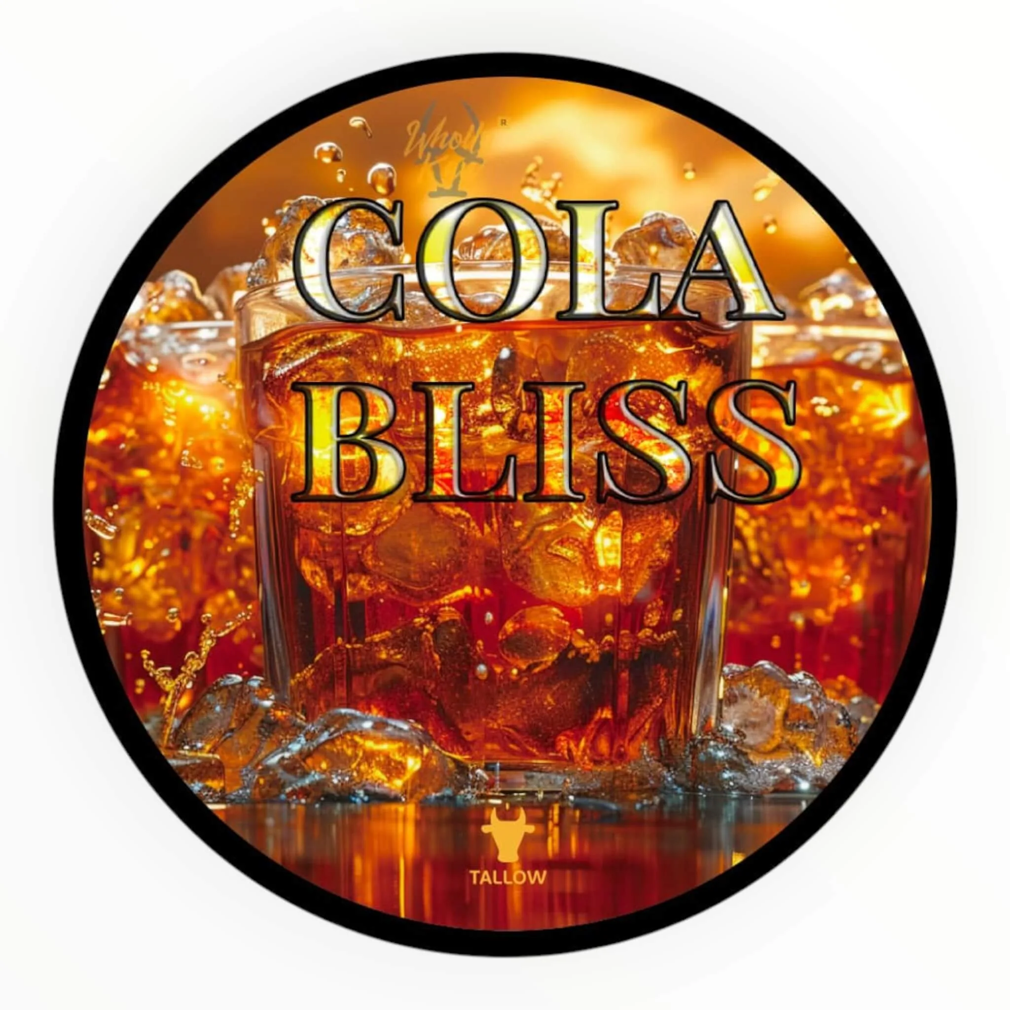 Wholly Kaw Barbersæbe, Creme Fraiche, Cola Bliss, 165 g.