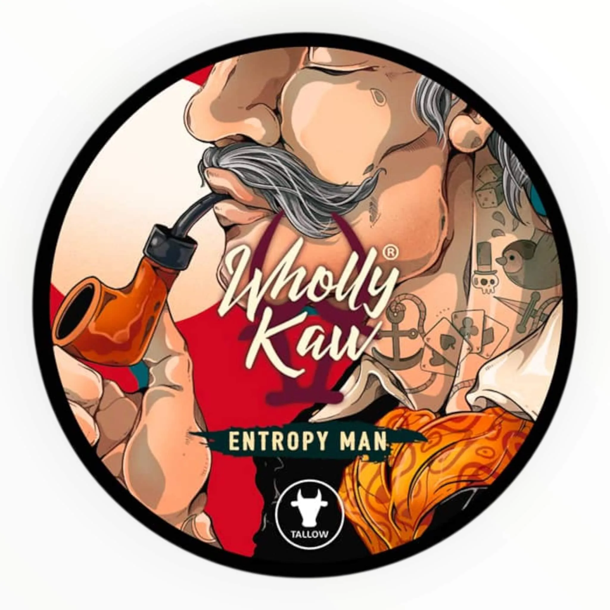 Wholly Kaw Barbersæbe, Entropy Man, 114 g.