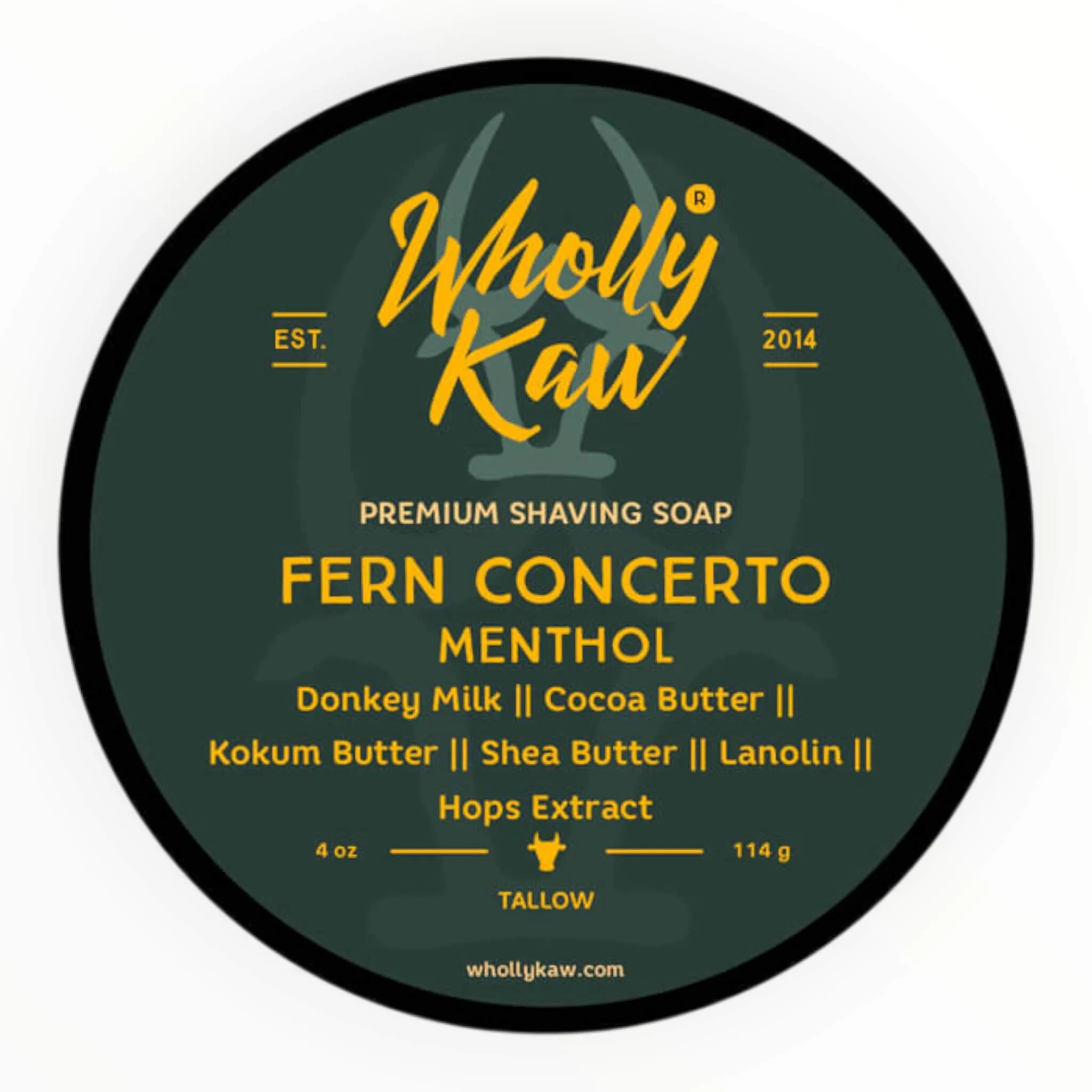 Wholly Kaw Barbersæbe, Fern Concerto, 114 g.