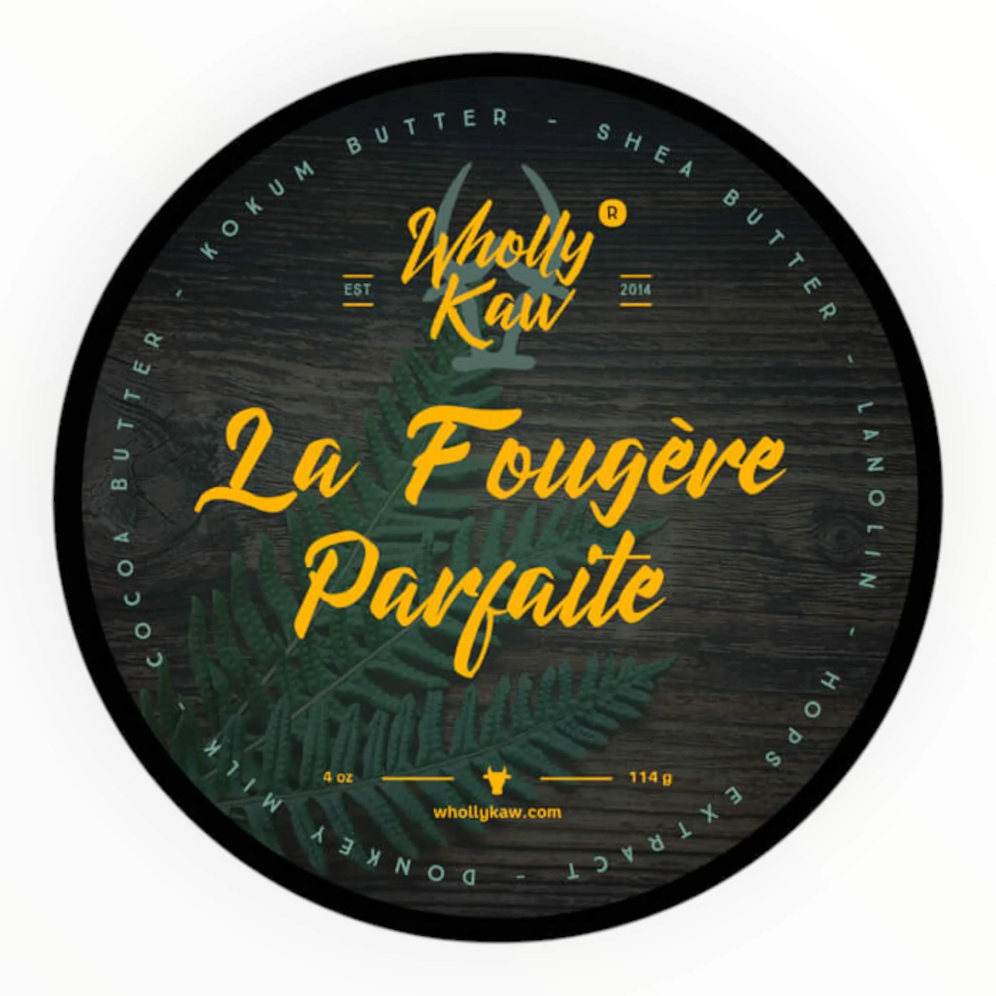 Wholly Kaw Barbersæbe, La Fougere Parfaite, 114 g.