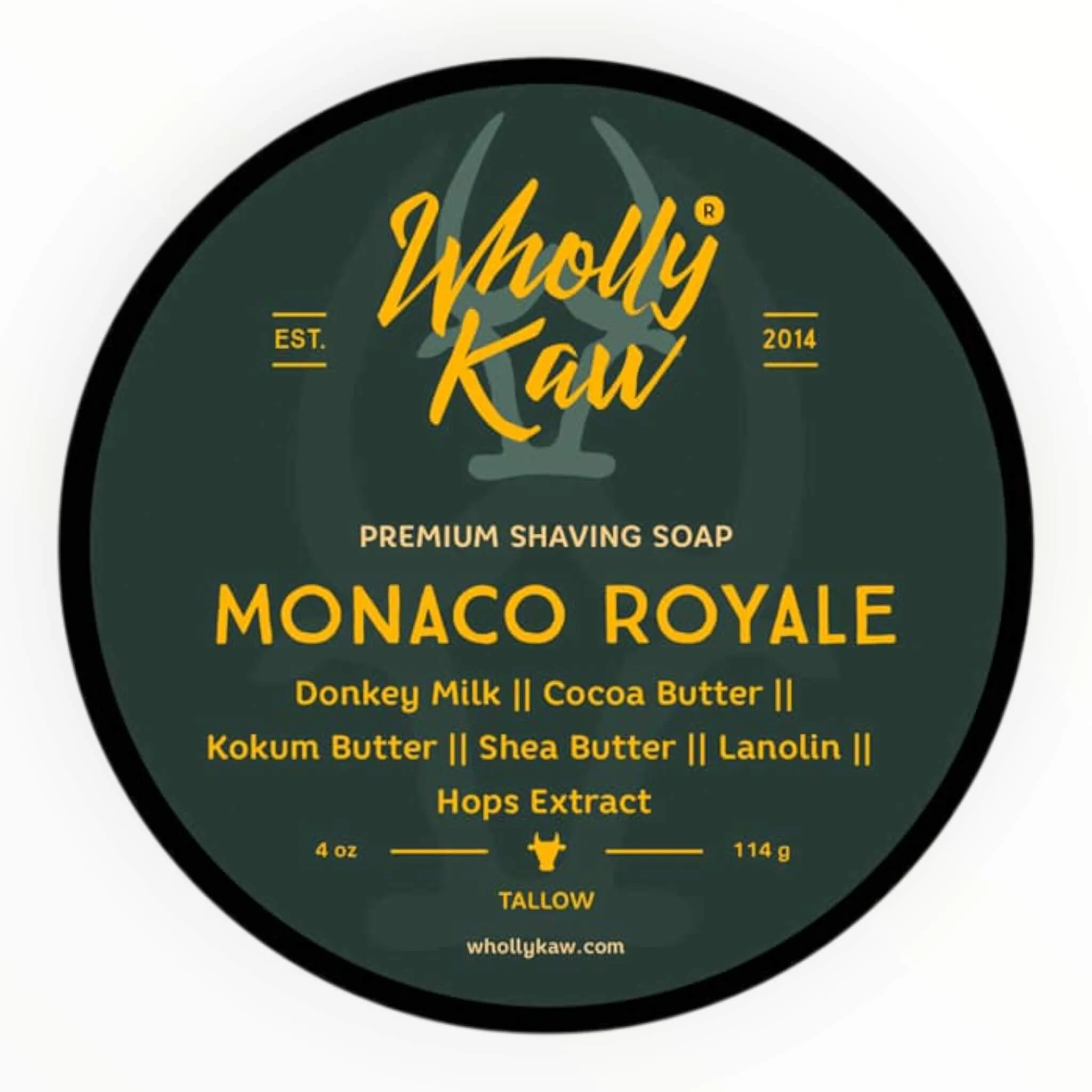Wholly Kaw Barbersæbe, Monaco Royale, 114 g.